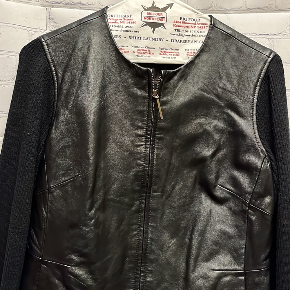 Jaclyn Smith Collections Leather Jacket - Picture 2 of 6
